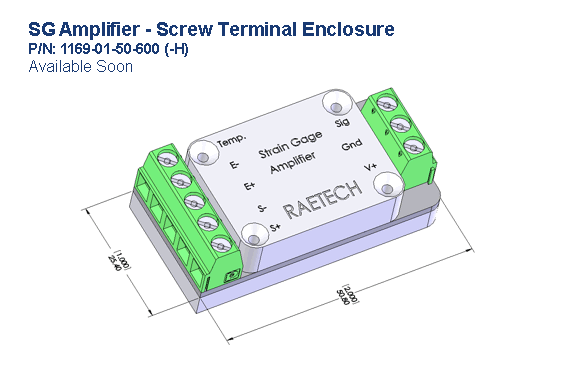 Raetech Screw Terminal Amplifier Enclosure